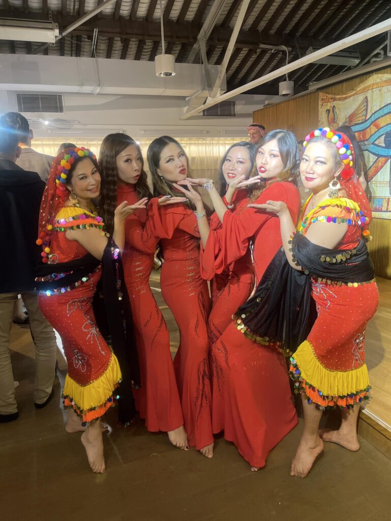 夢芝舞蹈團 Carmanie, Mancy, Gaga, Gloria 四位導師，於 The Sapphire Group Dance Showcase 2024 演出伊拉克舞